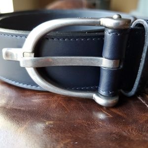 Authentic Navy Blue Gucci Belt